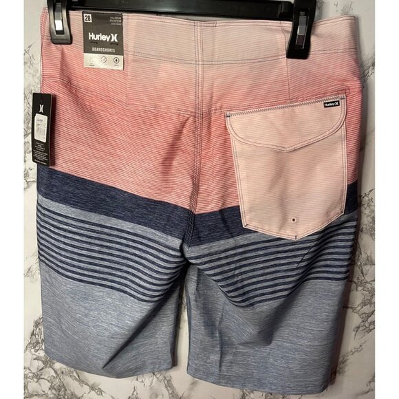 Hurley Mens Boardshorts 28 - Colorblock Design 9.5" Inseam 20" Outseam - Picture 2 of 6